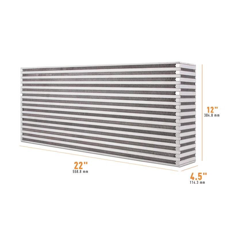 Mishimoto MMUIC-12, Universal Air-to-Air Race Intercooler Core 22 in x 12 in x 4.5in
