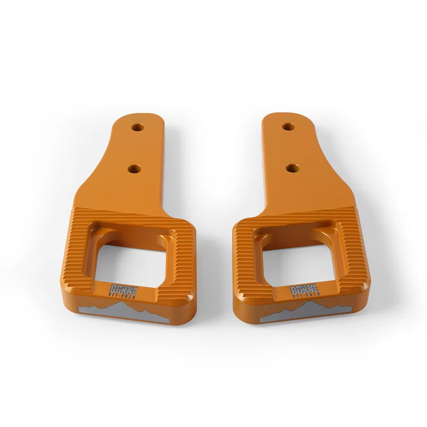 Mishimoto BNTH-F150-17GD, Front Lower Borne Off-Road BNTH-F150-17GD Billet Tow Hooks, Gold, fits Ford F-150 Raptor 2017+