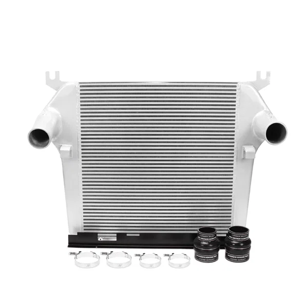 Mishimoto MMINT-RAM-10SL, Front Intercooler, Silver, fits Dodge 6.7L Cummins 2010-2012