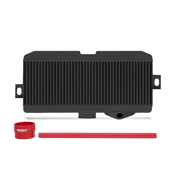 Mishimoto MMTMIC-STI-08BKRD, Performance TMIC, Red Hoses Black Cooler, fits Subaru WRX STI 2008-2021
