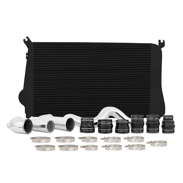Mishimoto MMINT-DMAX-11KBK, Intercooler Kit, Black/Polished, fits Chevrolet/GMC 6.6L Duramax 2011-2016