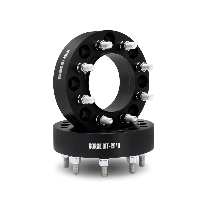 Borne Off-Road BNWS-012-50BK Wheel Adapters, Black, 8x180 to 8x6.5, 2.00in