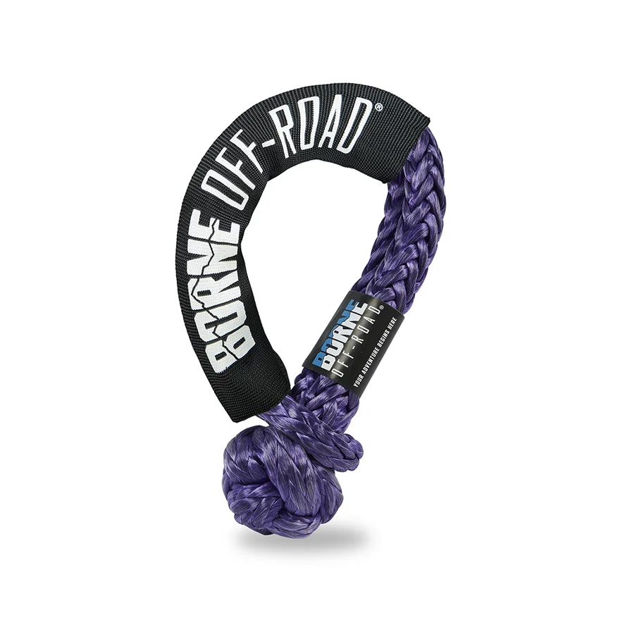 Mishimoto BNSS-716-PR, Borne Off-Road BNSS-716-PR Soft Shackle, Purple, 7/16 in