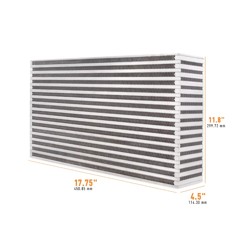 Mishimoto MMUIC-18, Universal Air-to-Air Race Intercooler Core 17.75in x 11.8in x 4.5in