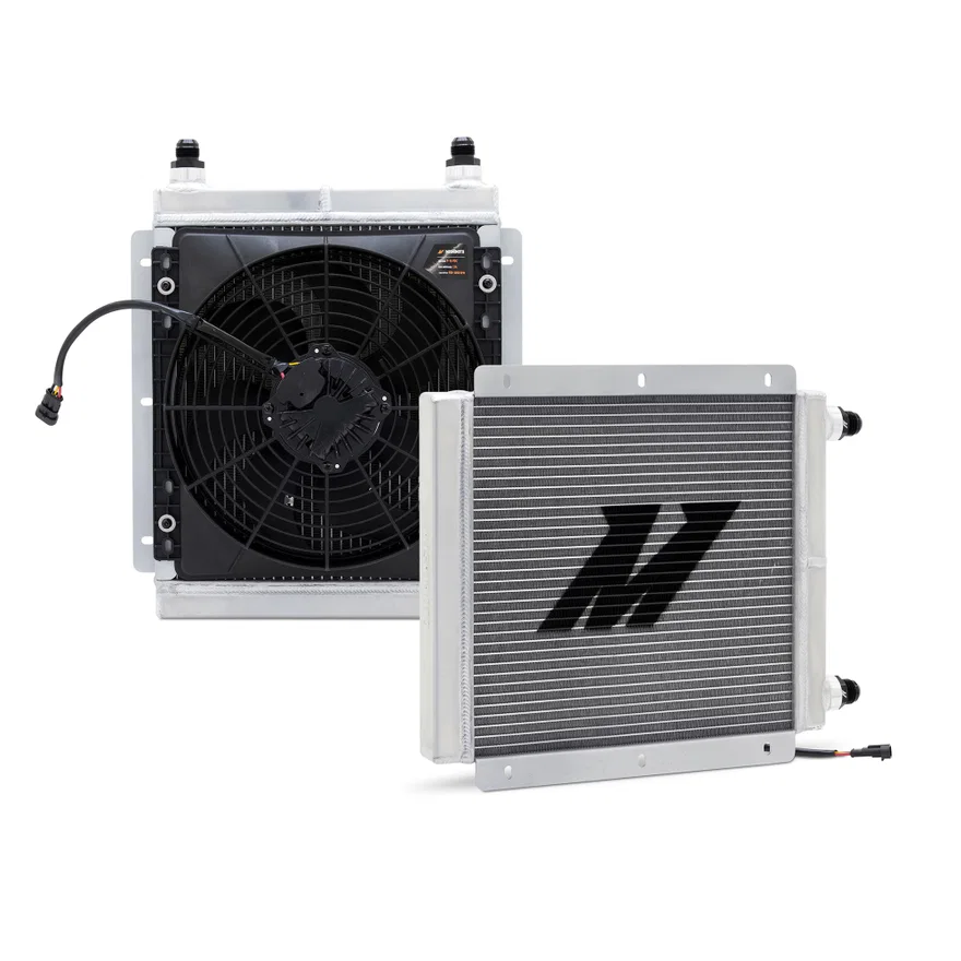 Mishimoto MMHE-UNI-BRLS-K, MMHE-UNI-BRLS-K Universal Heat Exchanger Kit, w/Integrated 12 in Brushless Fan