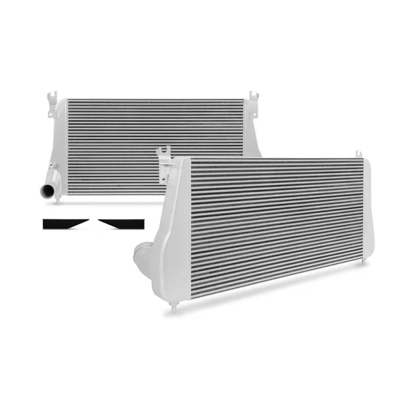 Mishimoto MMINT-DMAX-06SL, Front Intercooler, Silver, fits Chevrolet/GMC 6.6L Duramax 2006-2010