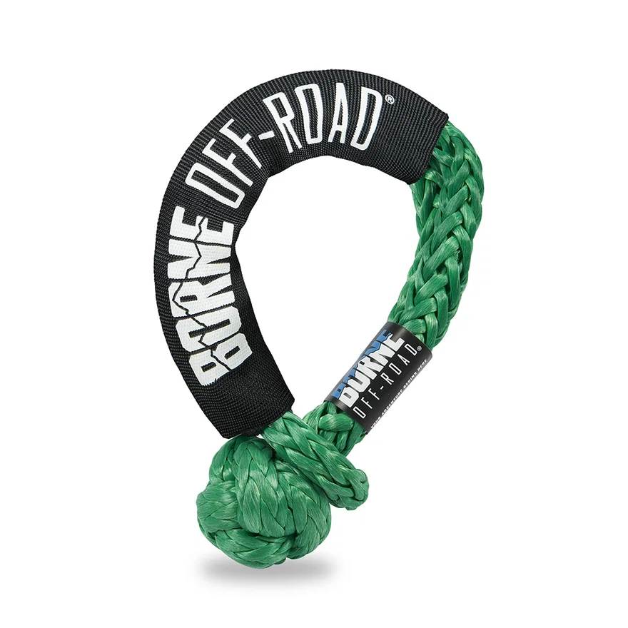 Mishimoto BNSS-12-GN, Borne Off-Road BNSS-12-GN Soft Shackle, Green, 1/2 in