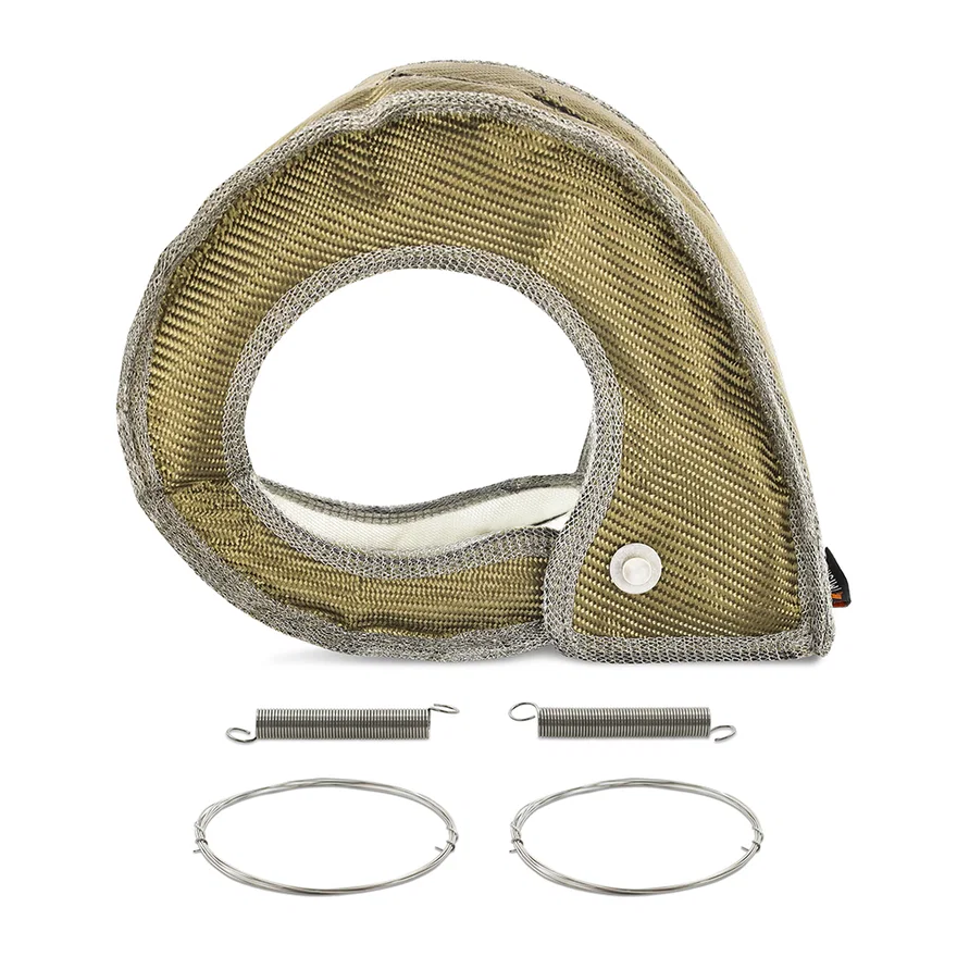 Mishimoto MMTB-DMAX-17, Titanium Turbo Blanket, fits Chevrolet/GMC 6.6L L5P Duramax 2017-2019