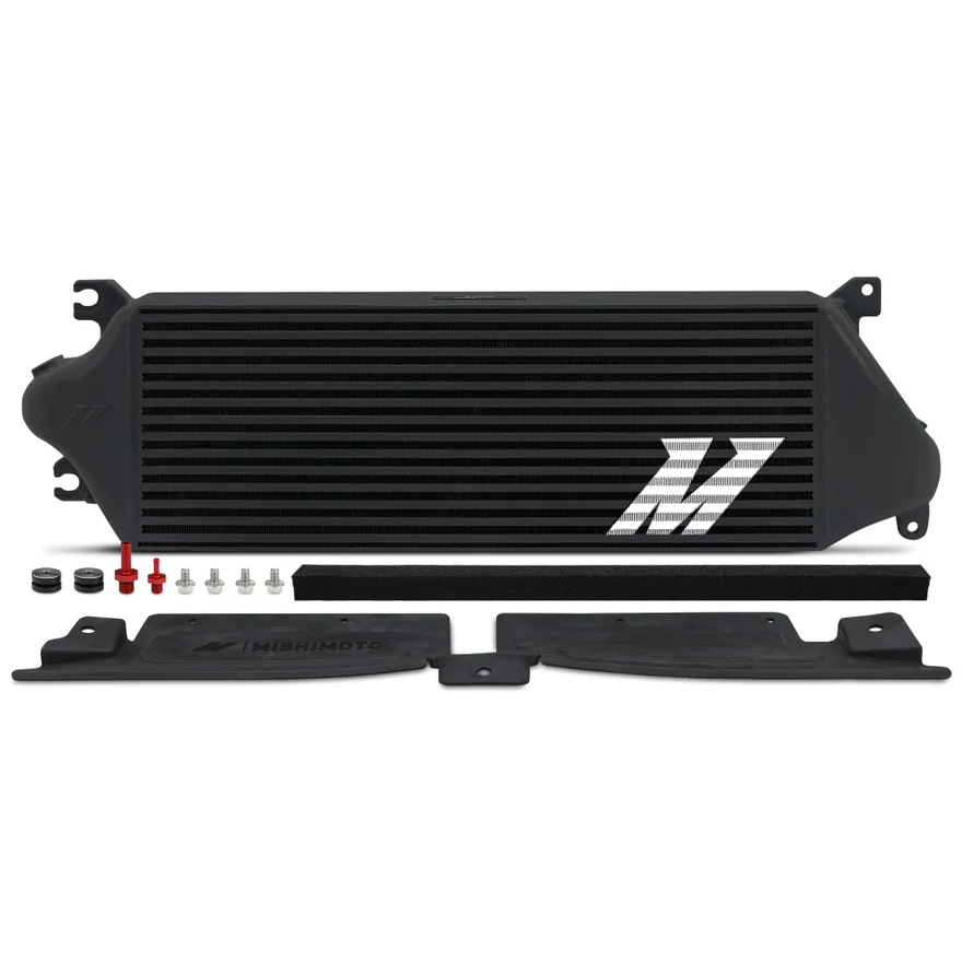 Mishimoto MMINT-TAC-24BK, Front Intercooler, Black, fits Toyota Tacoma 2024+