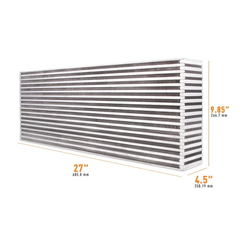 Mishimoto MMUIC-02, Universal Air-to-Air Race Intercooler Core 27 in x 9.85in x 4.5in