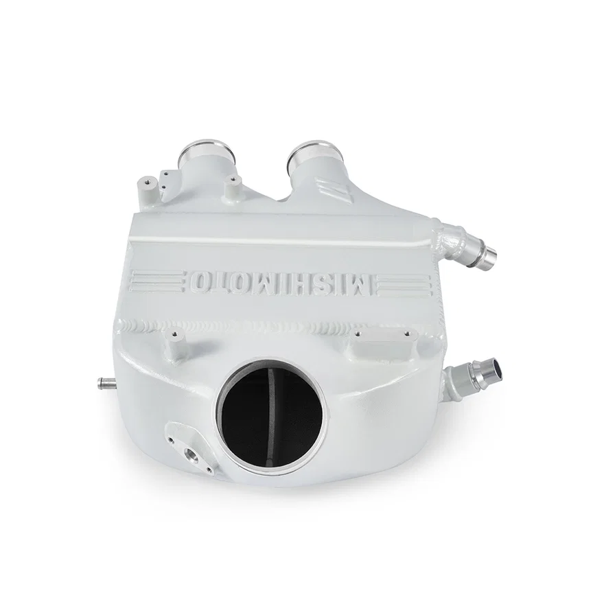 Mishimoto MMINT-F80-15CMW, Front Performance Air-to-Water Intercooler, Mineral White, fits BMW F8X M3/M4 2015-20