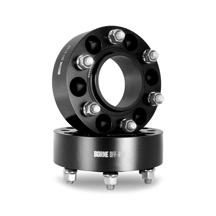 Borne Off-Road BNWS-013-500BK Wheel Spacers, Black, 6x139.7, 2.00in, fits Toyota Tundra 2022+/Tacoma 2024+