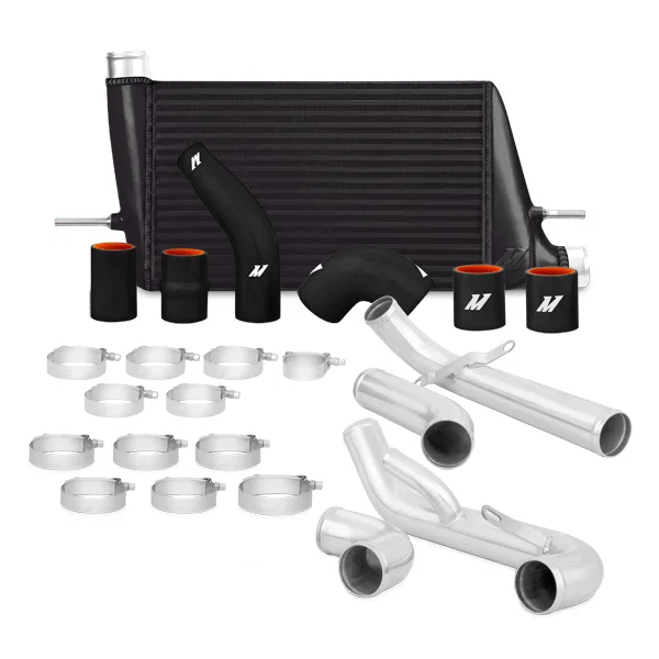 Mishimoto MMINT-EVO-10KBK, Intercooler Kit, Black/Silver, fits Mitsubishi Lancer Evo X 2008-2015
