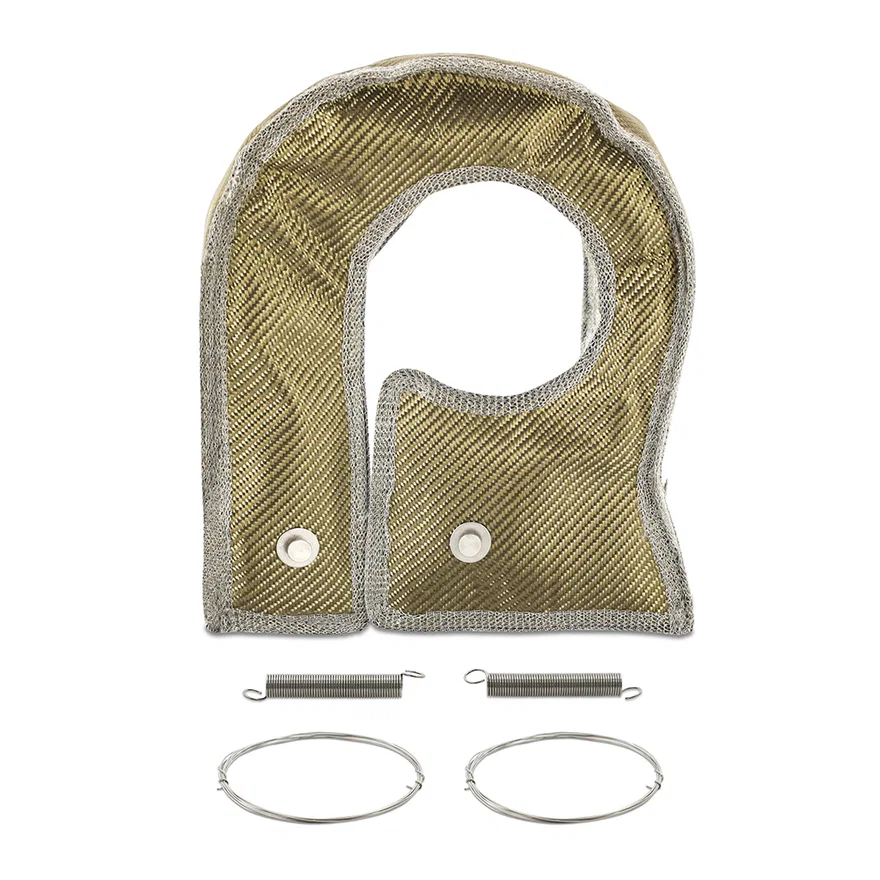 Mishimoto MMTB-DMAX-01, Titanium Turbo Blanket, fits Chevrolet/GMC 6.6L LB7 Duramax 2001-2004