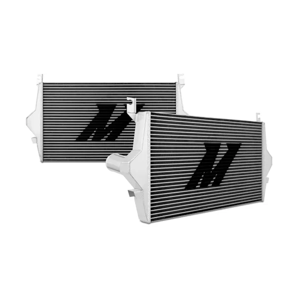 Mishimoto MMINT-F2D-99, Front Intercooler, Silver, fits Ford 7.3L Powerstroke 1999-2003