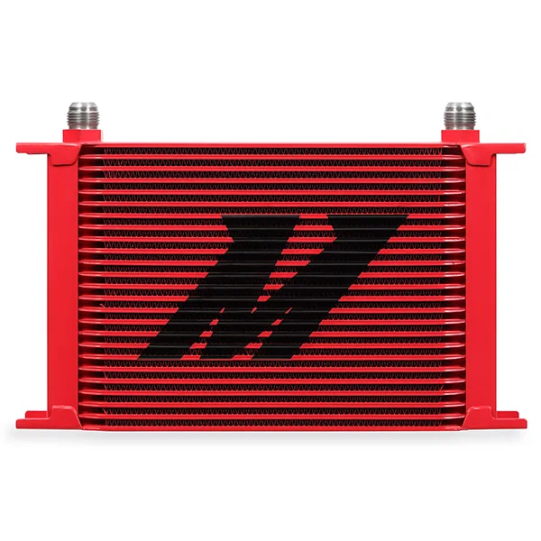 Mishimoto MMOC-25RD, Universal Oil Cooler, 25-Row, Red
