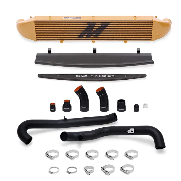Mishimoto MMINT-FIST-14KBG, Intercooler Kit, Gold/Black, fits Ford Fiesta ST 2014-2019