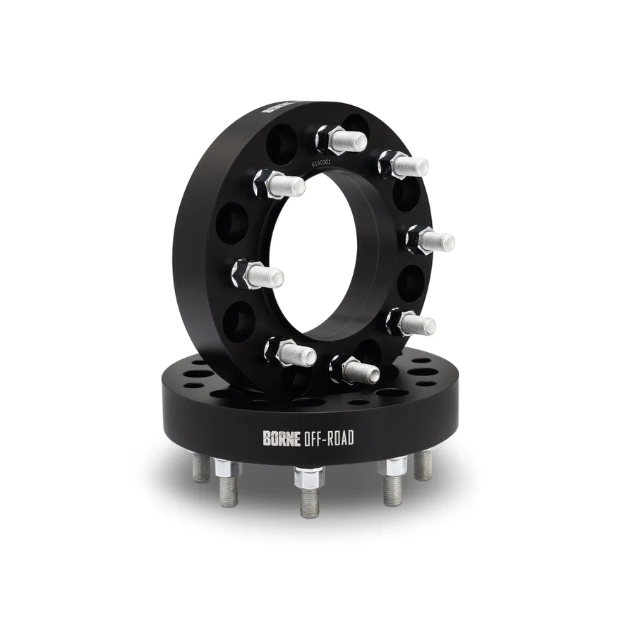 Borne Off-Road BNWS-012-381BK Wheel Adapters, Black, 8x180 to 8x6.5, 1.50in