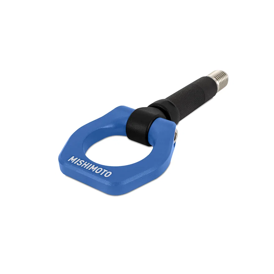 Mishimoto MMTH-F80-15BL, Racing Tow Hook, Blue, Front, fits BMW F80 M3 2015-2019