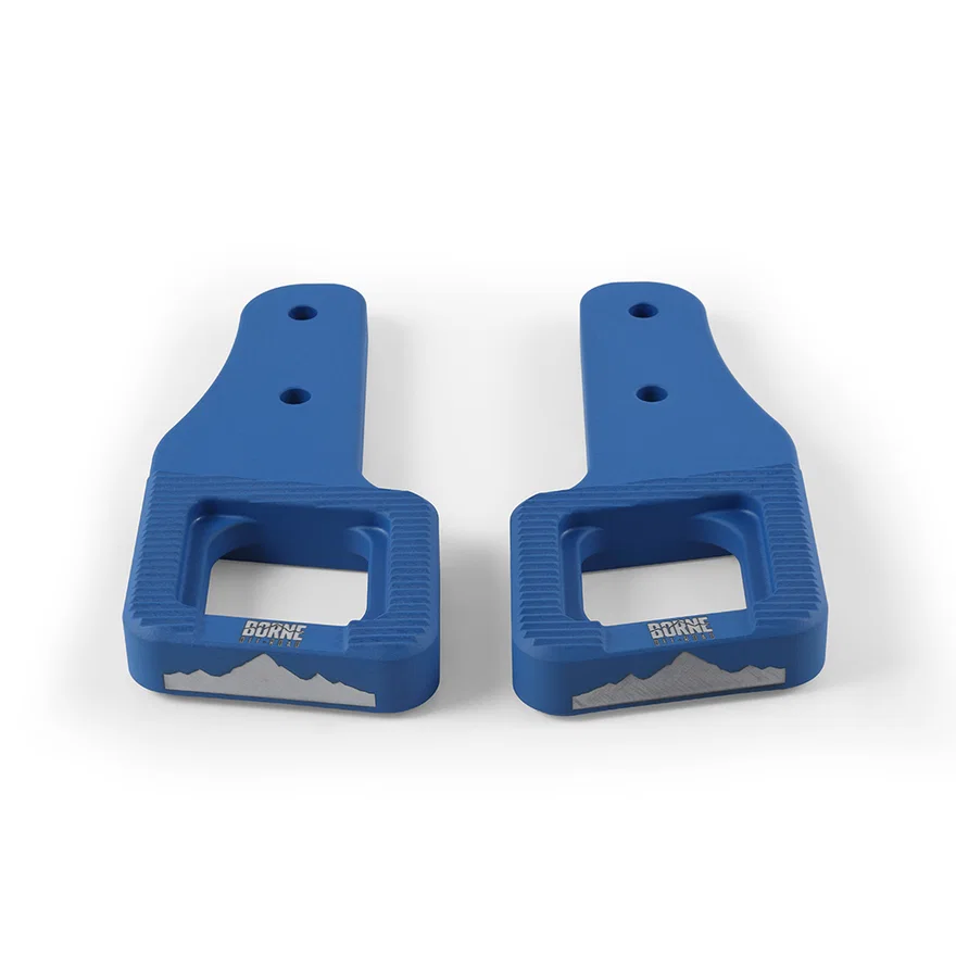 Mishimoto BNTH-F150-17BL, Front Lower Borne Off-Road BNTH-F150-17BL Billet Tow Hooks, Blue, fits Ford F-150 Raptor 2017+