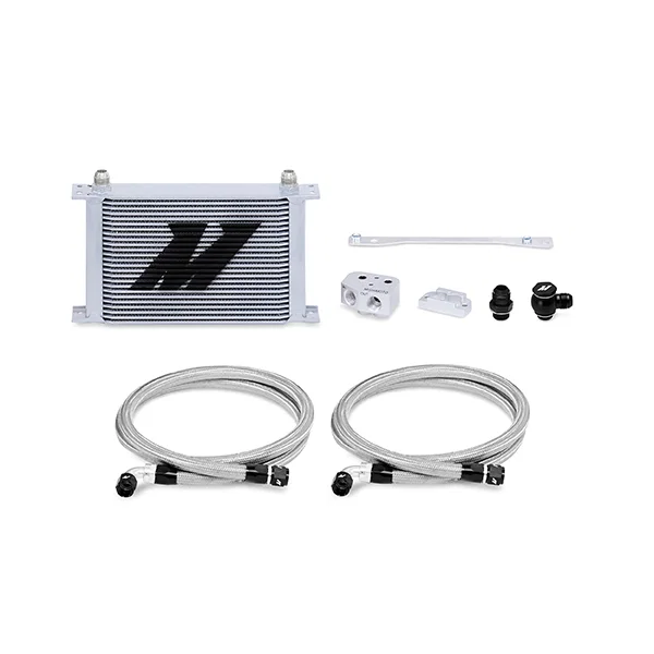 Mishimoto MMOC-GTO-04, Front-Sump Race Oil Cooler Kit, Silver, fits LS1/LS2 for Pontiac GTO