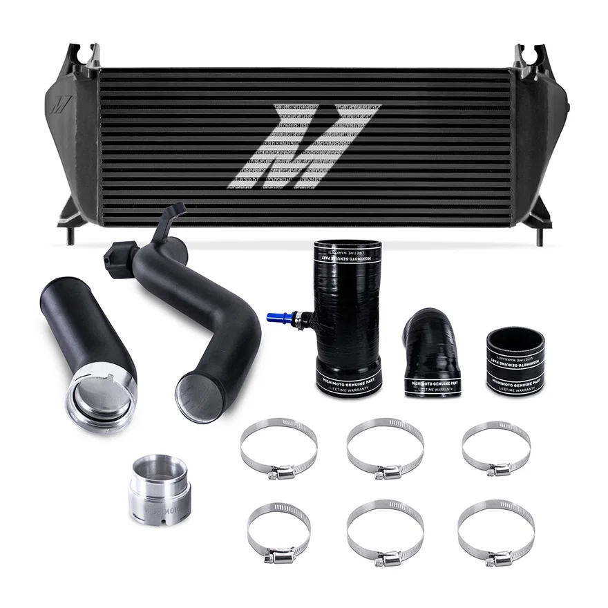 Mishimoto MMINT-RGR-19KBKBK, Intercooler Kit, Black/Black, fits Ford Ranger EcoBoost 2.3L 2019-2023