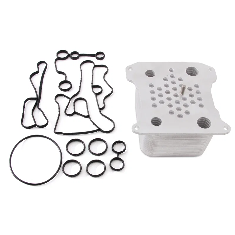 Mishimoto MMOC-F2D-08, Replacement Oil Cooler, fits Ford 6.4L Powerstroke 2008-2010