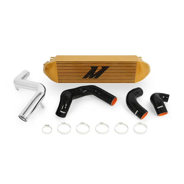 Mishimoto MMINT-FOST-13KPGD, Intercooler Kit, Gold/Polished, fits Ford Focus ST 2013-2018