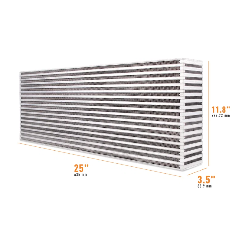 Mishimoto MMUIC-04, Universal Air-to-Air Race Intercooler Core 25in x 11.8in x 3.5in