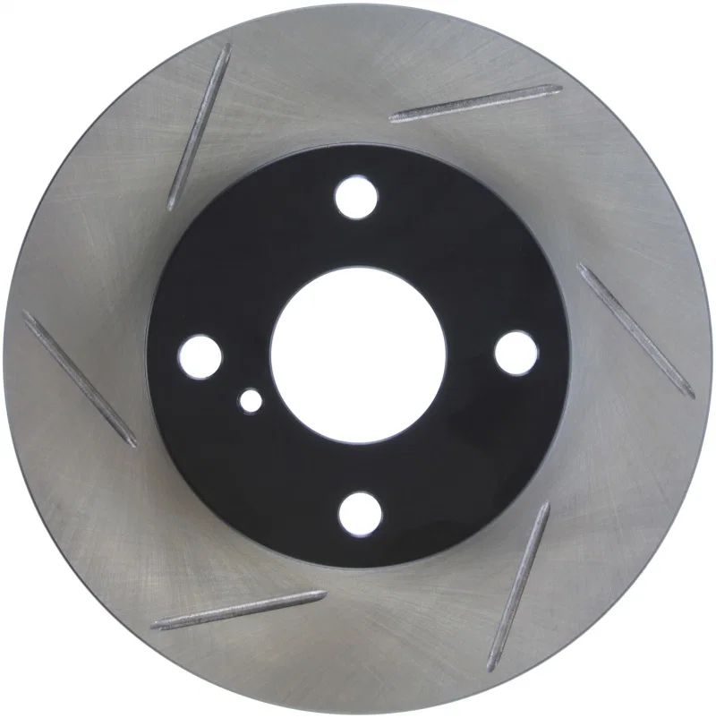 Stoptech 126.45034SR, Power Slot 89-93 Mazda Miata SportStop Slotted Front Right Rotor