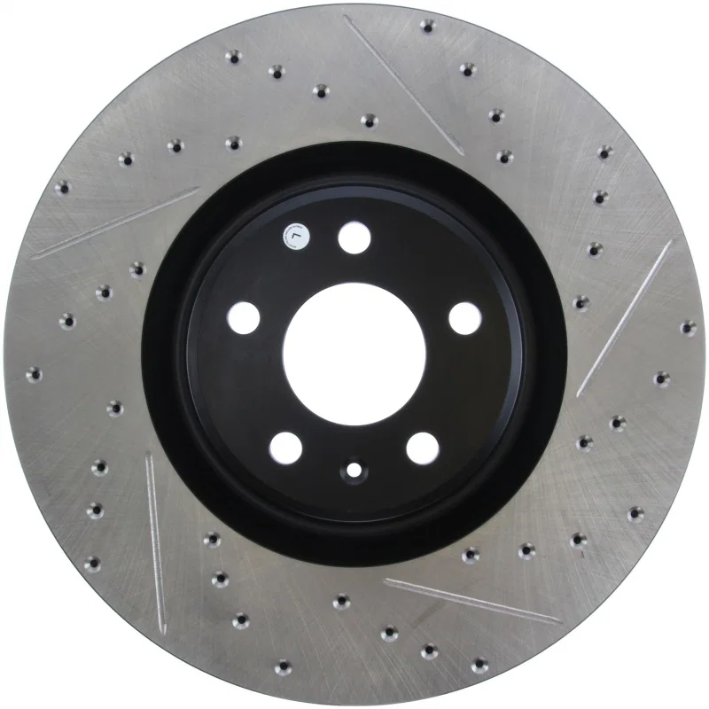 Stoptech 127.33134L, Slotted & Drilled Sport Brake Rotor