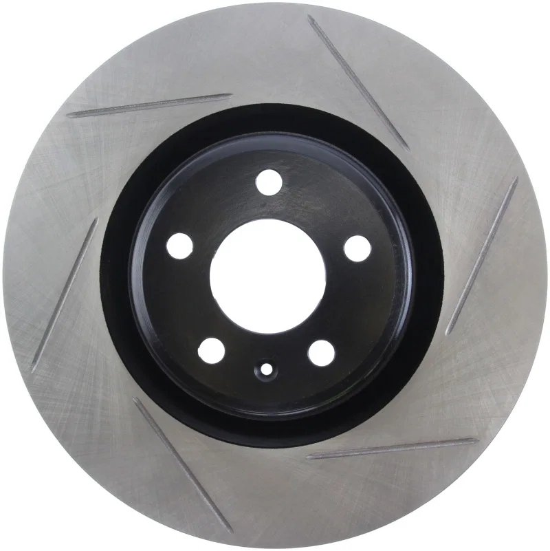 Stoptech 126.33124SL, Power Slot 10-6/11 Audi S4 / 08-11 S5 Front Left Slotted Rotor