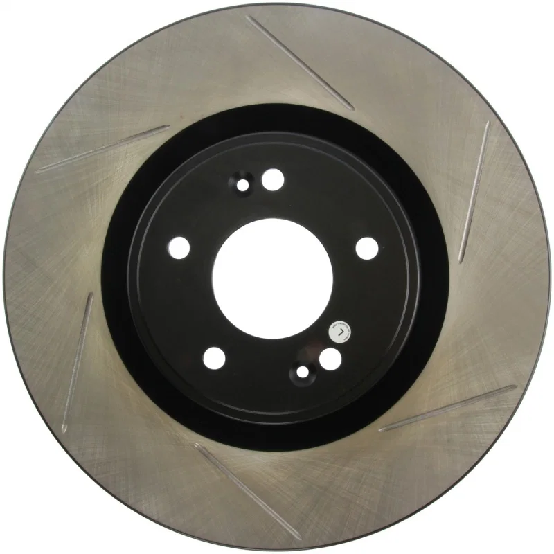 Stoptech 126.51036SL, Power Slot 10 Hyundai Genesis Coupe Track Front Left Slotted Rotor