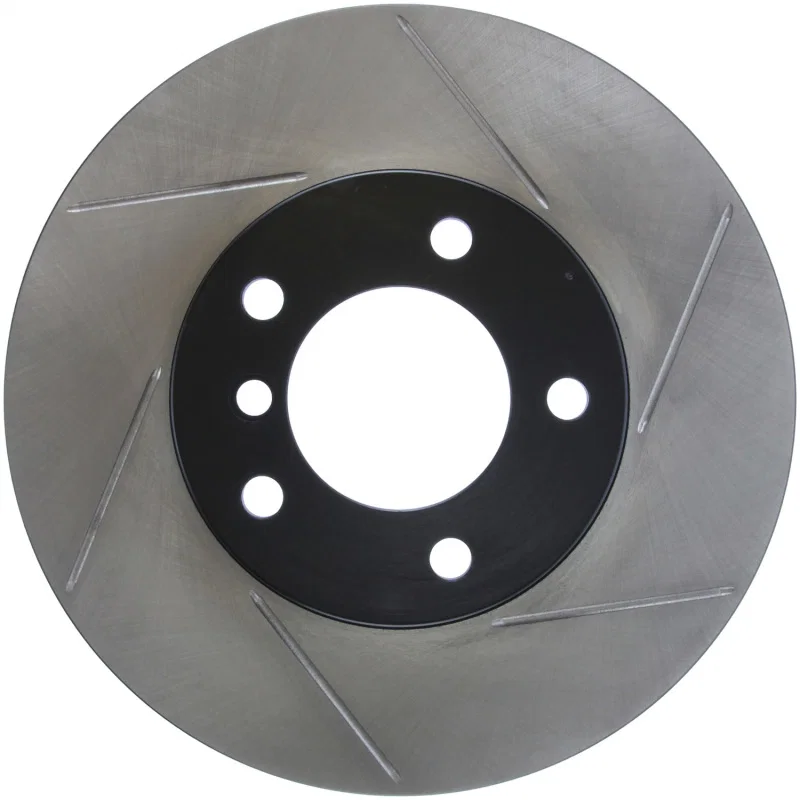 Stoptech 126.34108SL, Power Slot 9/07-09 BMW 328 Front Left Slotted Rotor