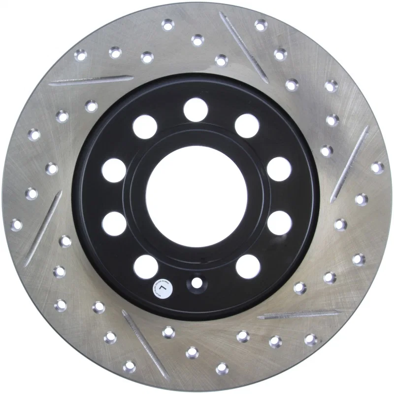Stoptech 127.33131L, Slotted & Drilled Sport Brake Rotor