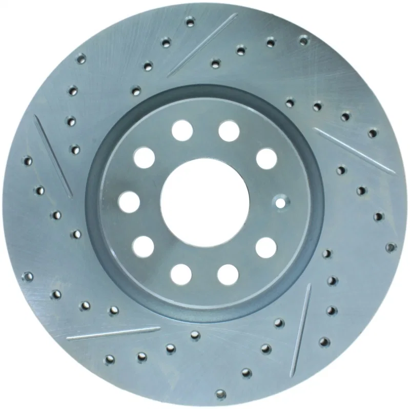 Stoptech 227.33098R, Select Sport 06-17 Volkswagen Jetta Slotted & Drilled Front Right Rotor