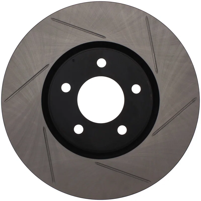 Stoptech 126.45078SL, Power Slot 07-09 Mazdaspeed3 Slotted Left Front Rotor