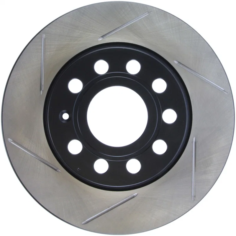 Stoptech 126.33131SR, Power Slot Volkswagen GTI Rear Right Slotted Rotor