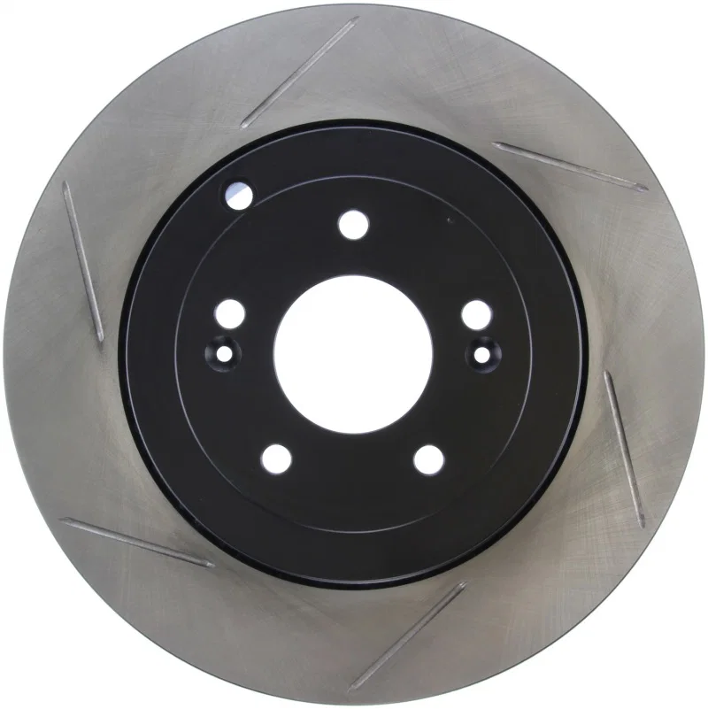 Stoptech 126.51035SR, Power Slot 10 Hyundai Genesis Coupe Track Rear Right Slotted Rotor