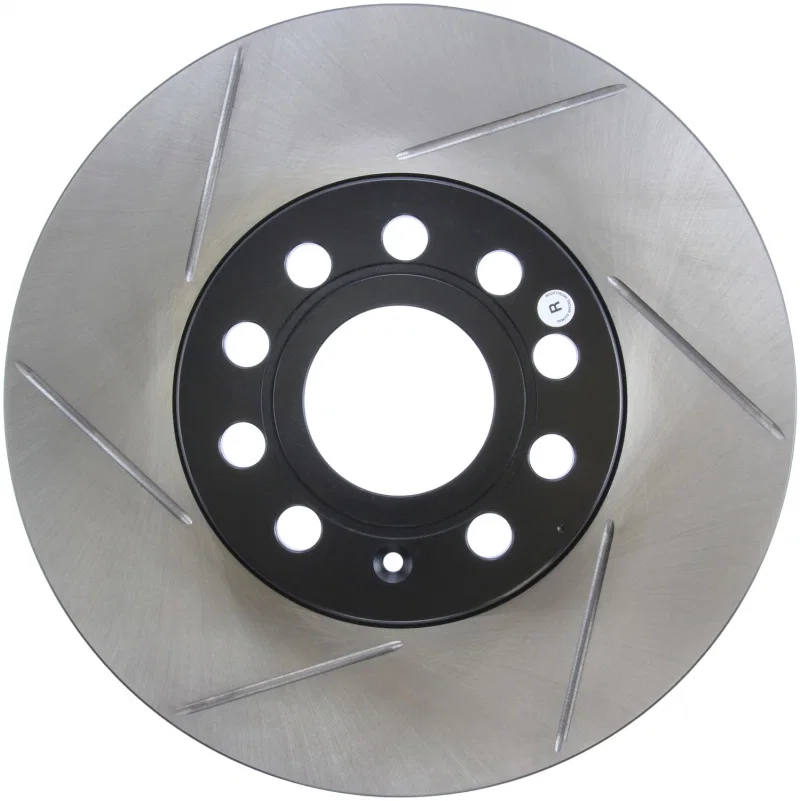 Stoptech 126.33110SL, Power Slot 05-10 VW Jetta (except Wagon) Front Left Slotted Rotor