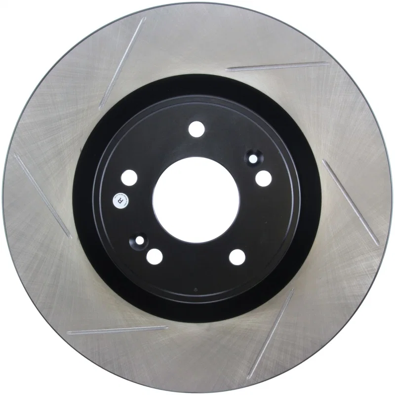 Stoptech 126.51036SR, Power Slot 10 Hyundai Genesis Coupe Track Front Right Slotted Rotor