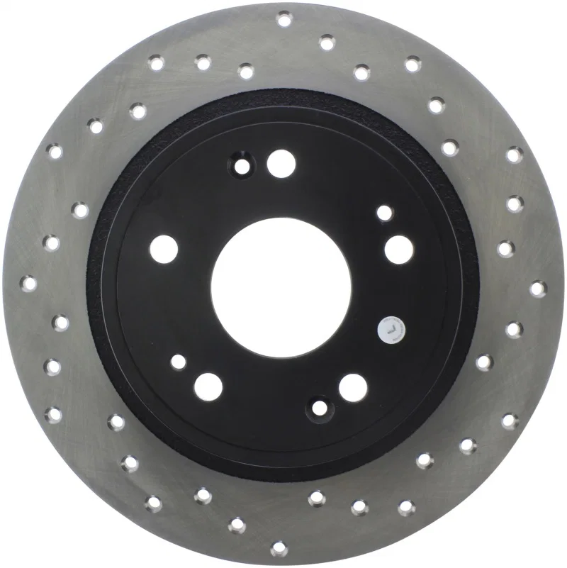 Stoptech 128.40068L, Drilled Sport Brake Rotor