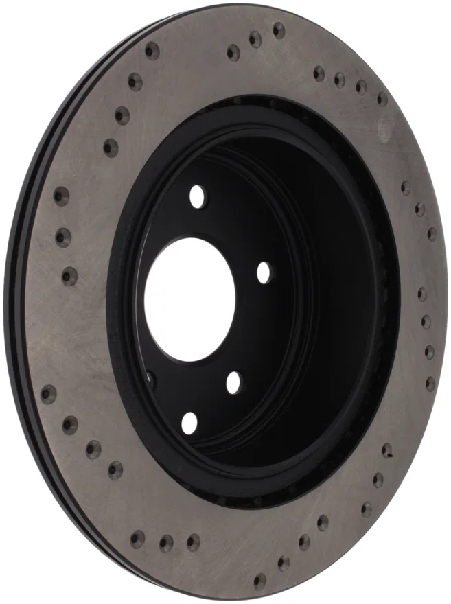 Stoptech 128.42088R, 08-09 Infiniti EX35 / 05-08 G35 / 09 G37 / 06-09 M35/M45 Drilled Right Rear Rotor