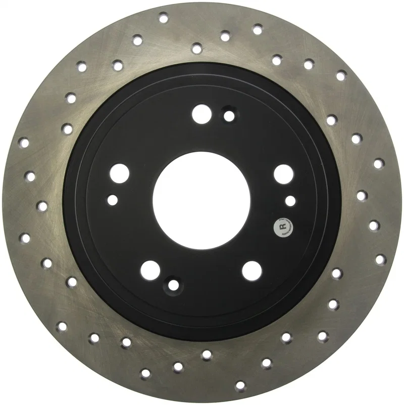 Stoptech 128.40068R, Drilled Sport Brake Rotor