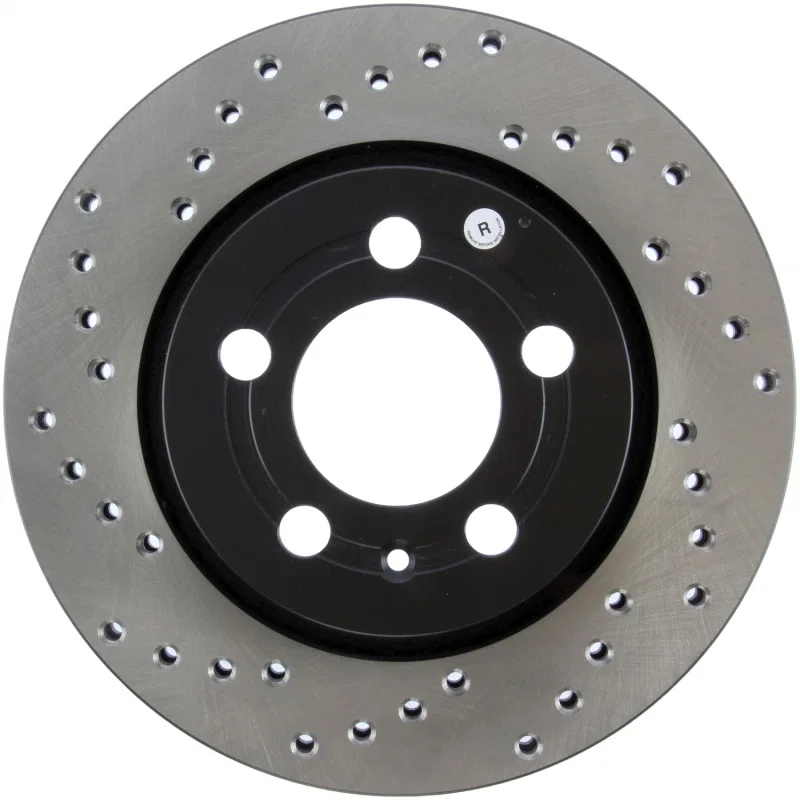 Stoptech 128.33069R, 03-05 VW Golf GTi (vented rear discs) Drilled Right Rear Rotor