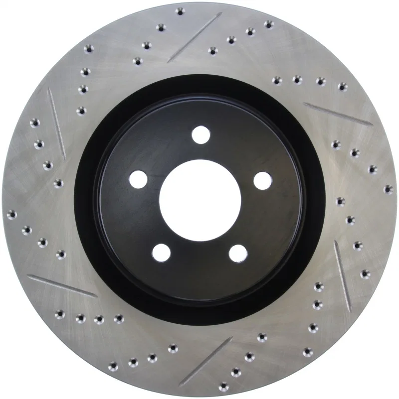 Stoptech 127.61089R, Slotted & Drilled Sport Brake Rotor