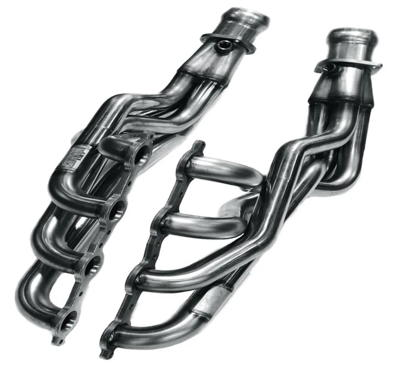 Kooks Headers 2311H430, 09-14 Cadillac CTS-V LSA 6.2L 1-7/8in x 3in SS Longtube Headers and Green Catted SS X-Pipe