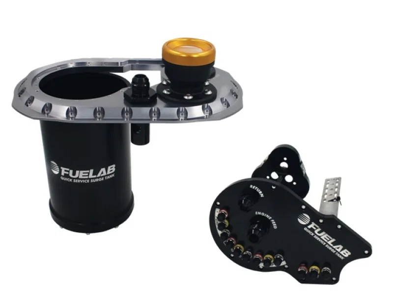 Fuelab 62810-0, Quick Service Surge Tank 2.0 w/No Lift Pump & No Surge Pump - Titanium