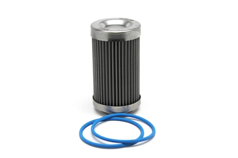 Fuelab 71803, 100 Micron Stainless Replacement Element - 3in w/2 O-Rings & Instructions