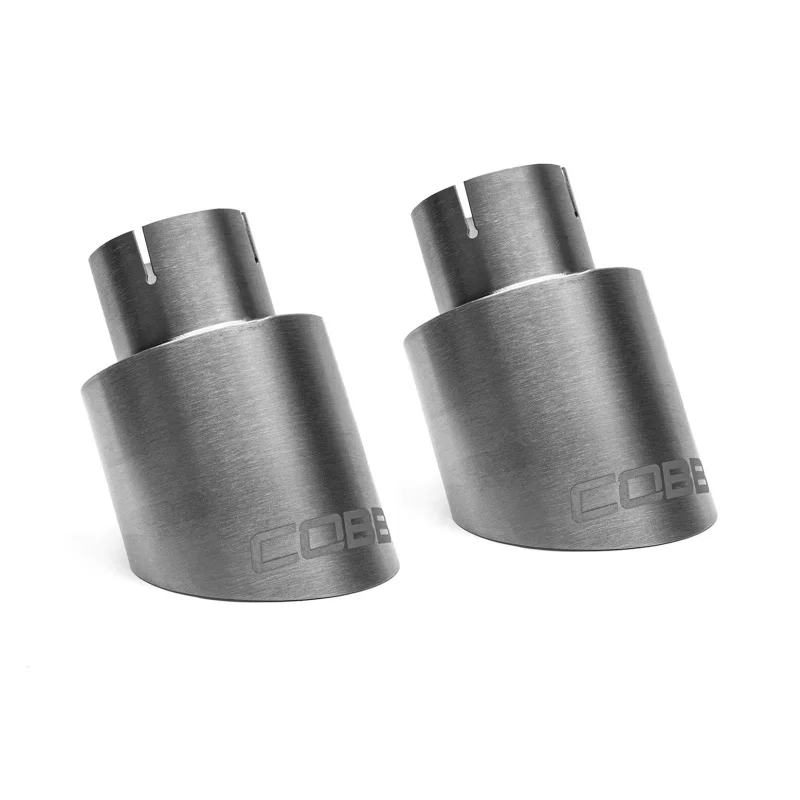 COBB 5V2150-NB, Volkswagen GTI MK7/MK7.5/MK8 Brushed Titanium Tip Kit